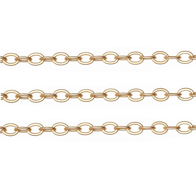 39CX0852: Chain Twist 17mm Oval 12m Ring SHG 1FT