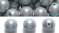 6CC602: Preciosa Nacre Pearl Pearlescent Grey 6mm - 25pc