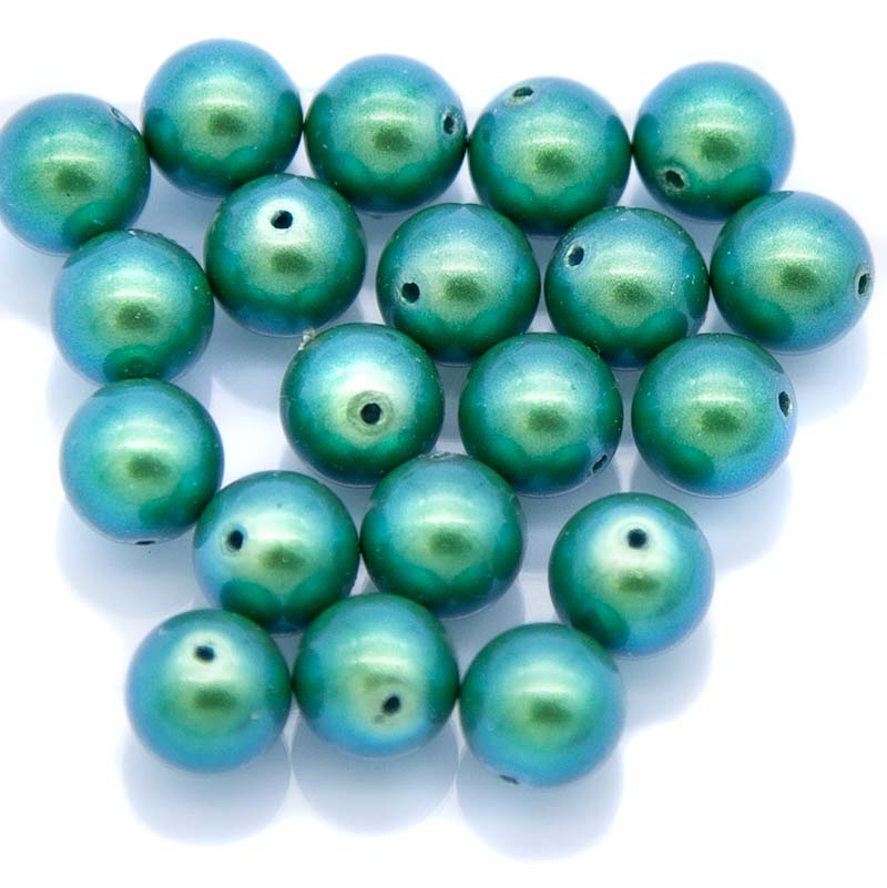 8CC686: Preciosa Nacre Pearl Pearlescent Green 8mm-100PC