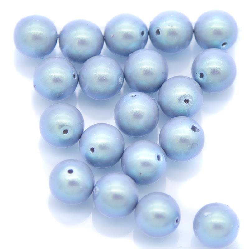 8CC602R: Preciosa Nacre Pearl Pearlescent Grey 8mm-20PC