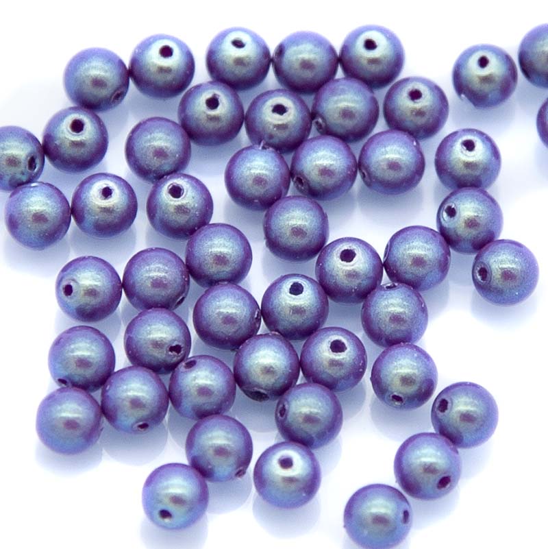 4CC694: Preciosa Nacre Pearl Perlescent Violet 4mm-50PC