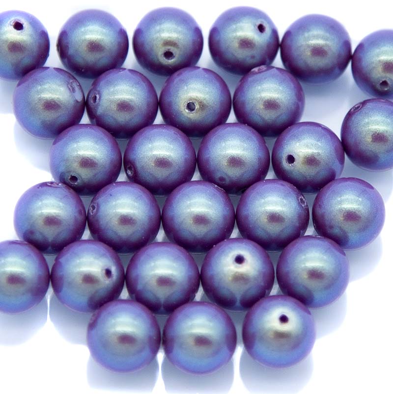 8CC694R: Preciosa Nacre Pearlescent Violet 8mm-20PC