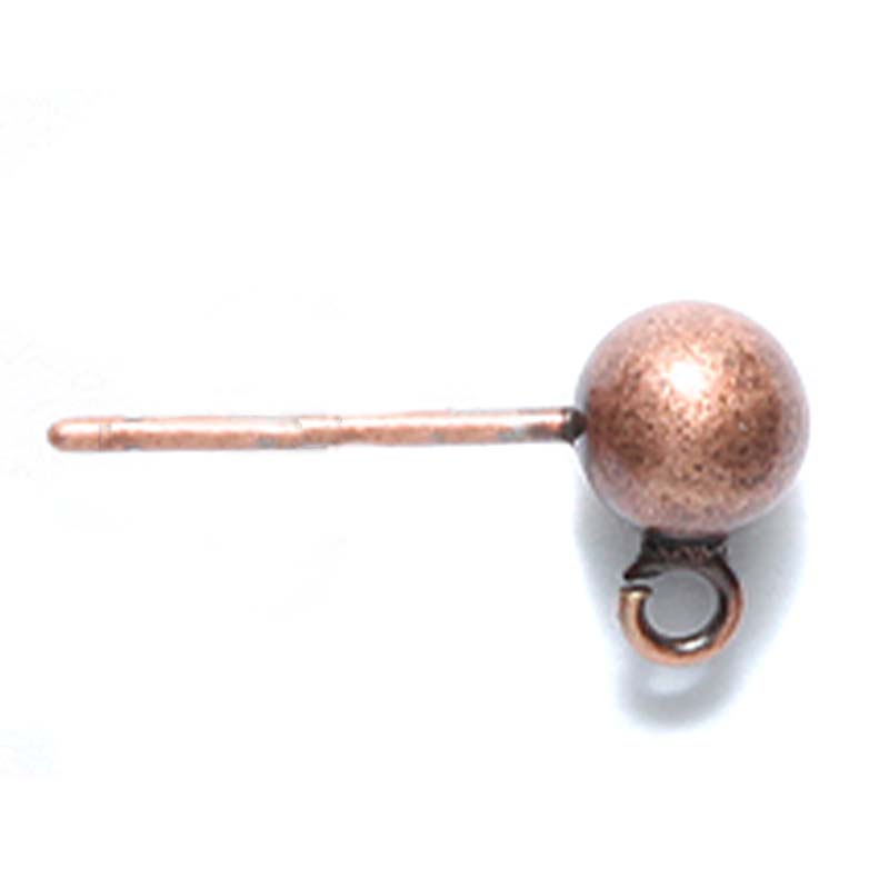 5FI6-AC: Ear Post 5mm Ball ANT CPPR 2PR