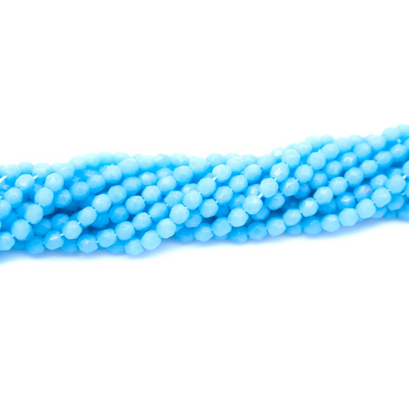 3FC162: CZ FACET RD Turquoise Blue 3MM-600PC