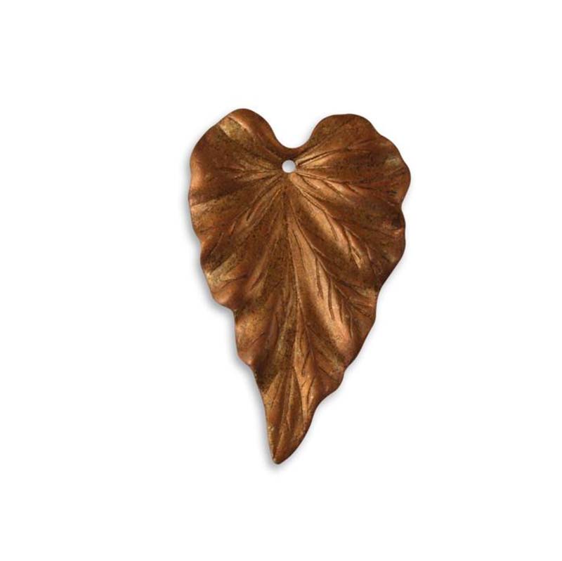 VC6000: Vintaj CPPR Woodland Leaf 23x38mm