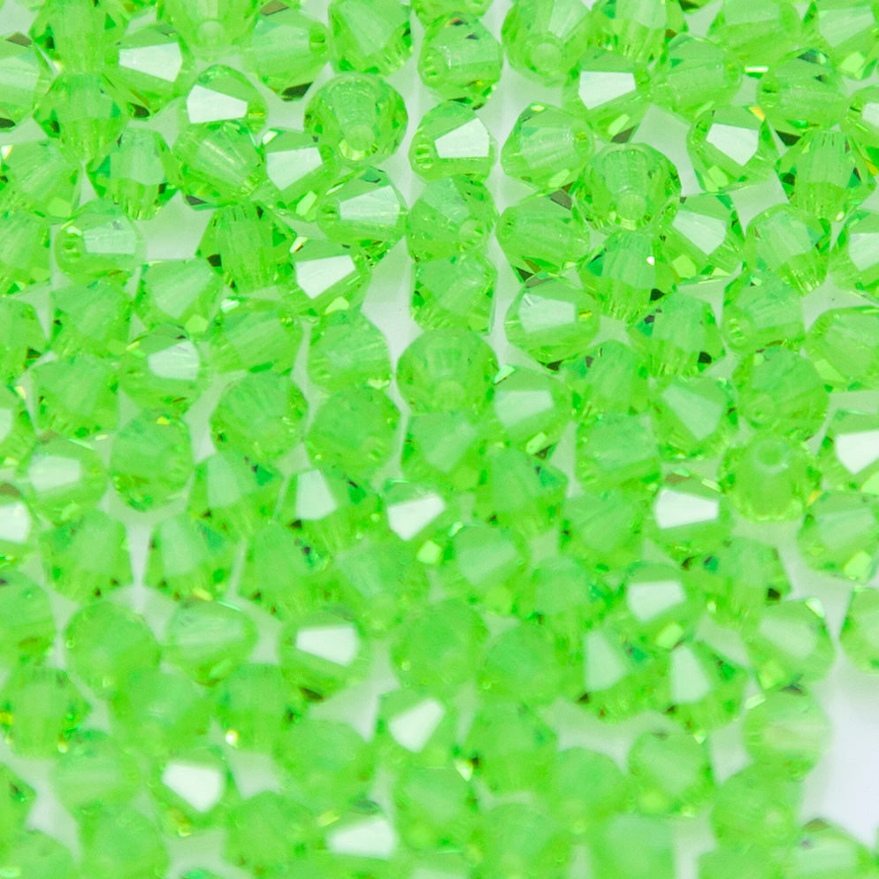 82CC282-L: Preciosa Crystal Dia Limecicle 4mm 144PC