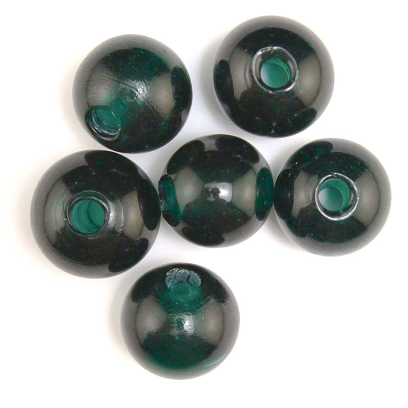 30IN288-RD: Round TRANS DK Green 30mm-15PC