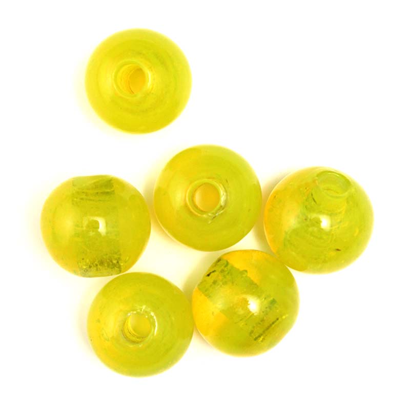 30IN220-RD: Round Yellow Opal 30mm-15PC