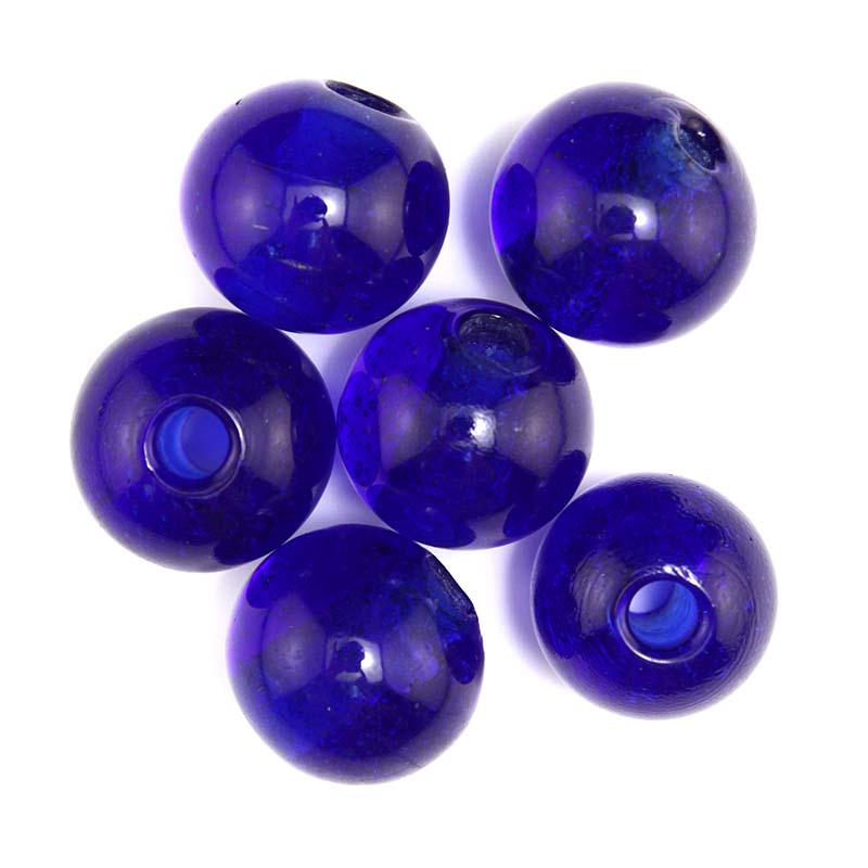 30IN276-RD: Round TRANS DK Blue 30mm-15PC