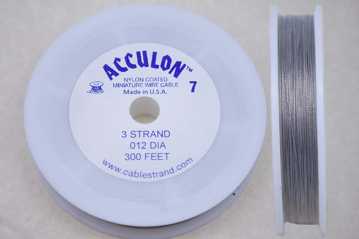 12FI297-300FT:  Acculon Clear .012 3 Strand 300FT