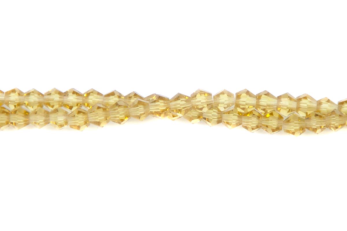 82CD225: Crystal Diamond Sunflower A A A 4MM 16" String