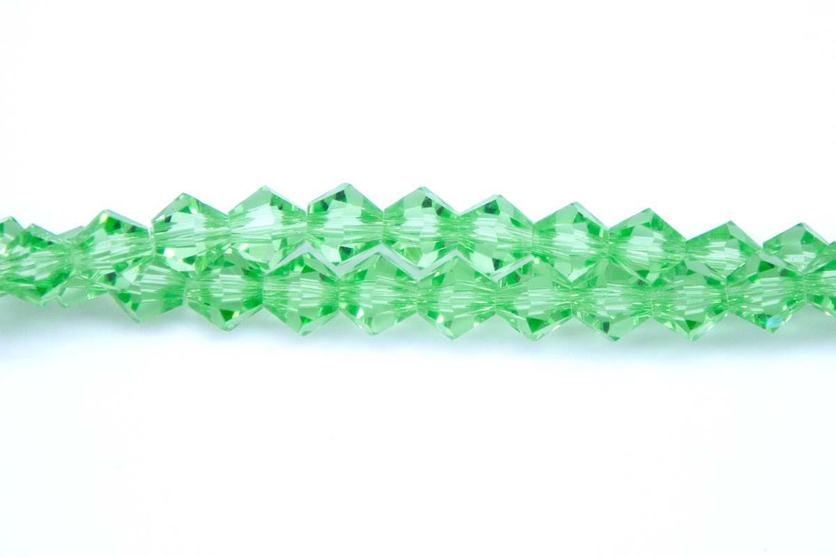 86CD281: Crystal Diamond Spring Green A A A 6MM 16" String