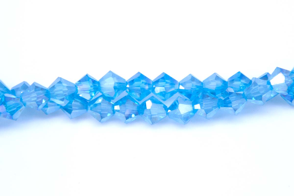 86CD563: Crystal Diamond Aqua Blue AB A A A 6MM 16" String