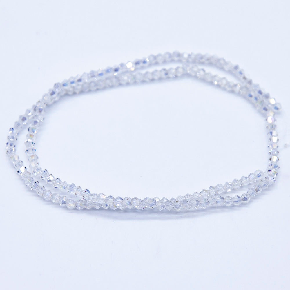 80CD513: Crystal Diamond Crystal AB A A A 3MM 16" String