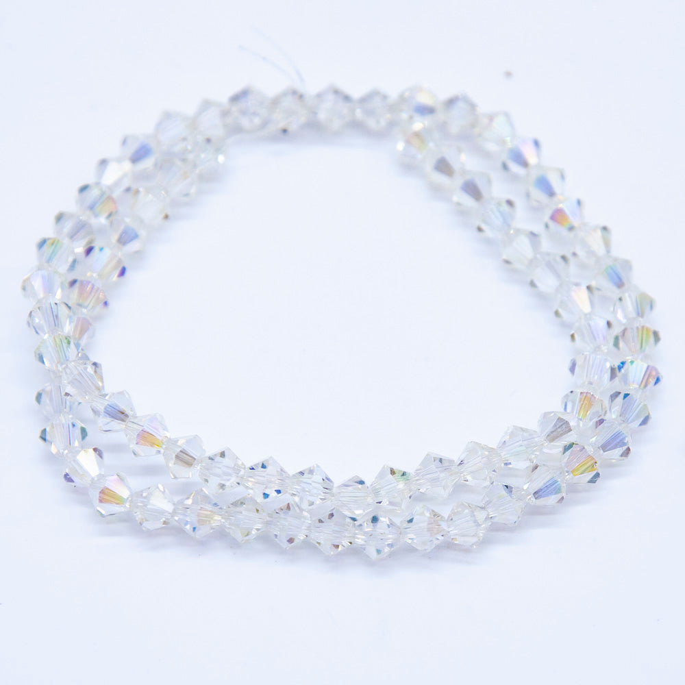 86CD513: Crystal Diamond Crystal AB A A A 6MM 16" String