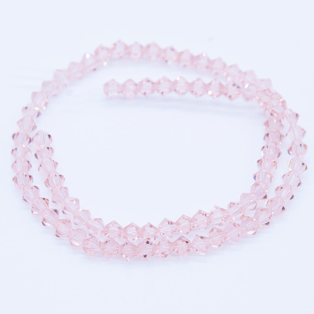 86CD291: Crystal Diamond Pink A A A 6MM 16" String