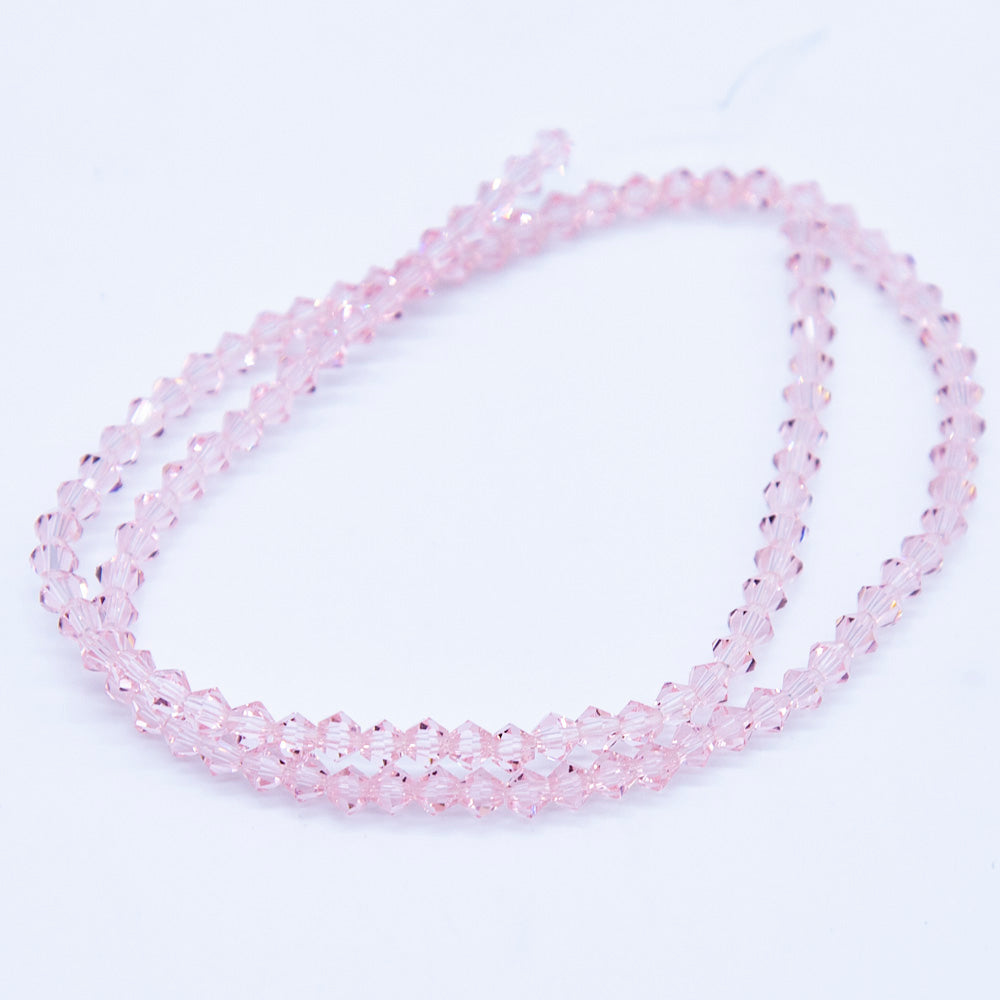 82CD291: Crystal Diamond Pink A A A 4MM 16" String