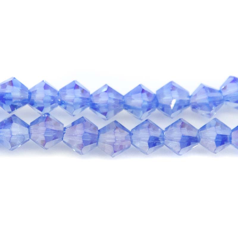 82CD572: Crystal Diamond Light Sapphire AB A A A 4MM 16" String