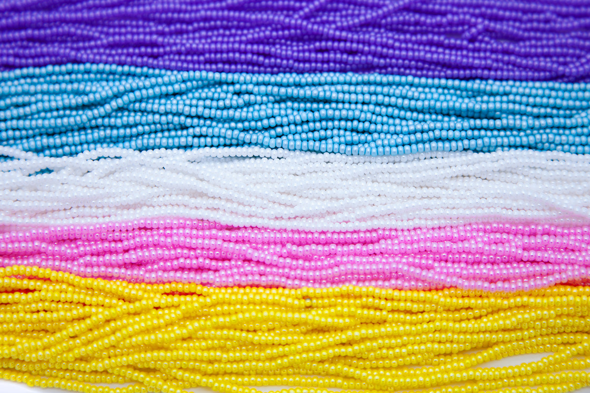 SB999-MX15: CZ SEED BEAD BUNDLE 10/0 EASTER BASKET