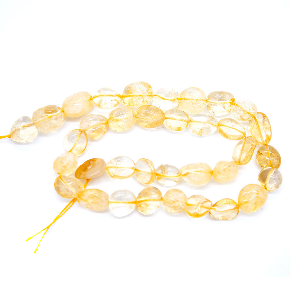 96ST420: Citrine Pebble 8-10mm 1STR