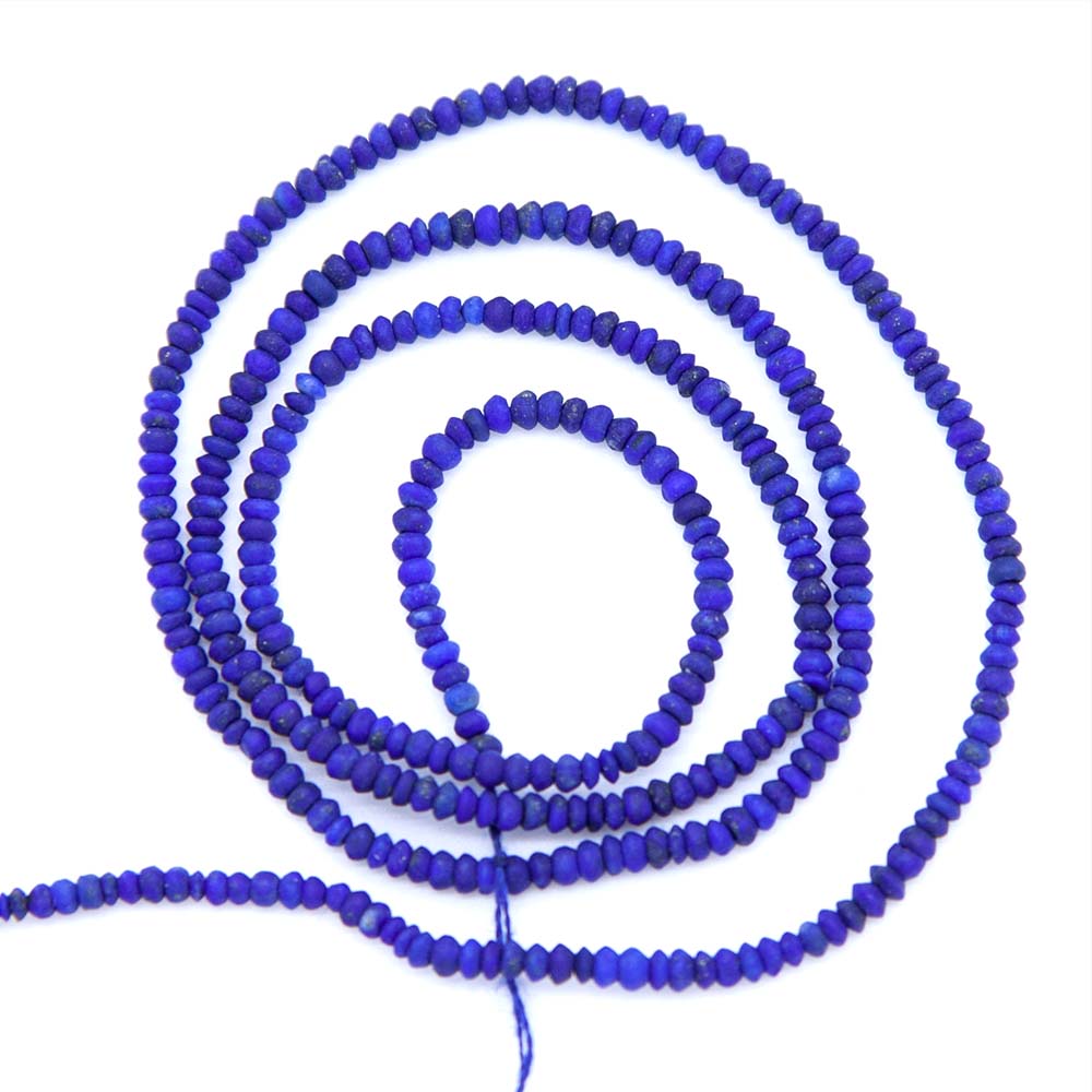 70ST409-R: Lapis Lazuli Rondelle 1x2mm 1 STRNG