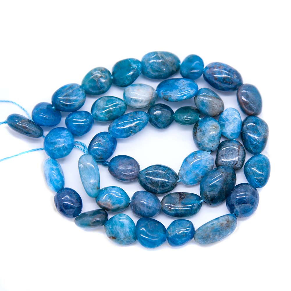 96ST472: Apatite Pebble 8-10mm 1STR