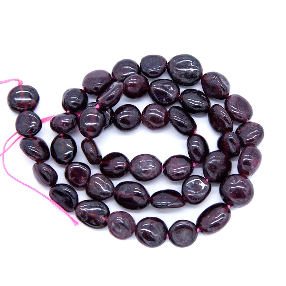 96ST418: Garnet Pebble 8-10mm 1STR