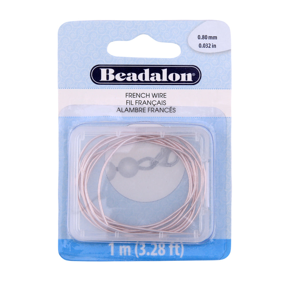 WF08-RG: FRENCHWIRE 0.8MM Rose Gold Color 1MTR