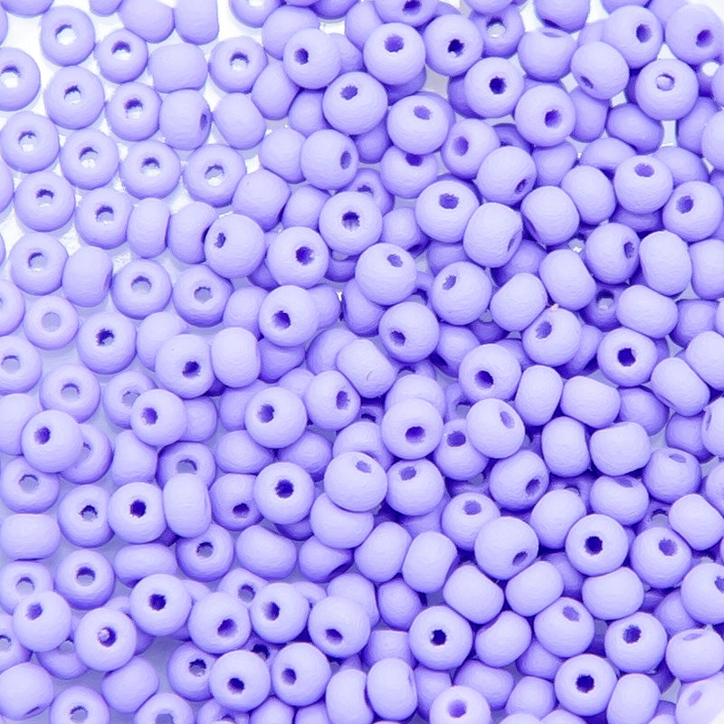 11SB997-PLM: CZ Seed Bead Permalux Lavender Matte 11/0 - 200GM