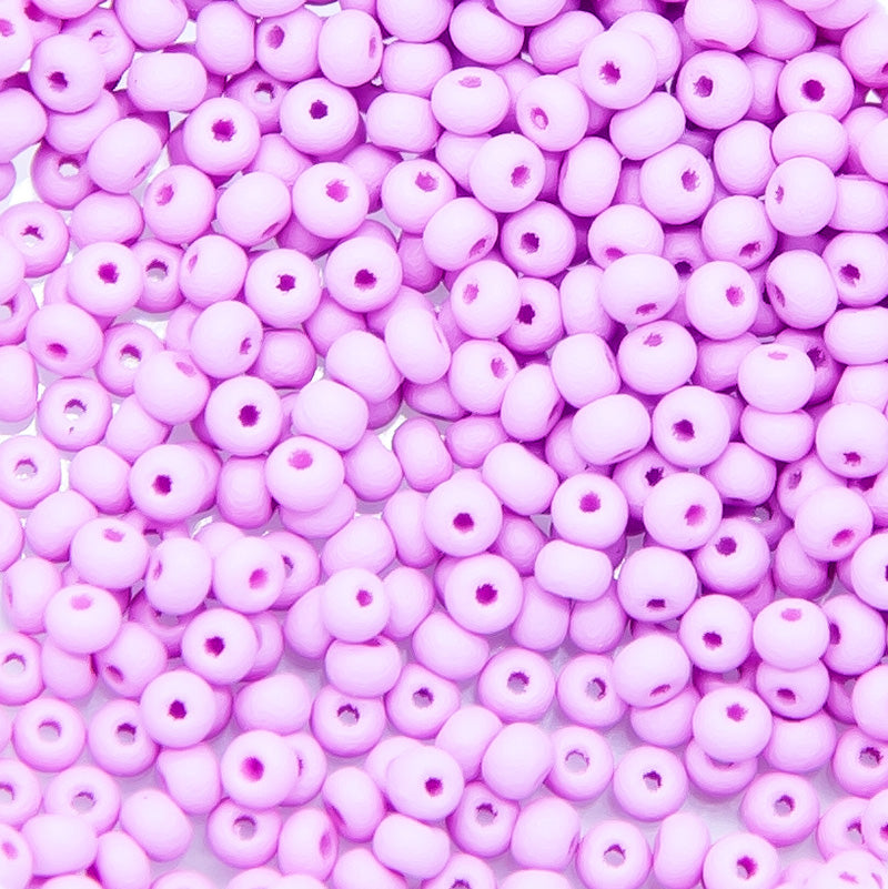 11SB995-PLM: CZ Seed Bead Permalux Violet Matte 11/0 - 200GM