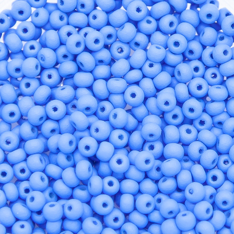 11SB973-PLM: CZ Seed Bead Permalux Light Blue Matte 11/0 - 200GM