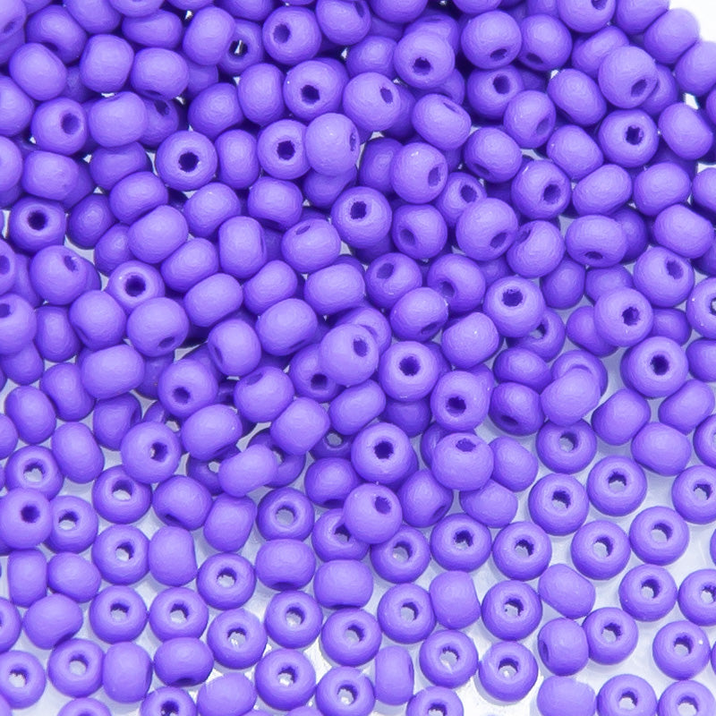 11SB999-PLM: CZ Seed Bead Permalux Dark Violet Matte 11/0 - 200GM