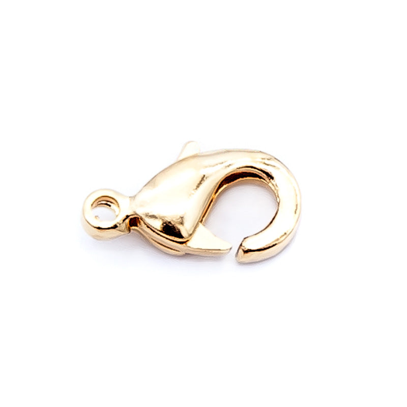 11FI544-GR: Clasp Lobster GOLD PLT 5x10.5mm 10PC