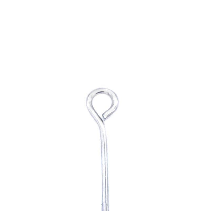 50FI63-S: Eye Pin RHODIUM PLT 50mm 2" 21GA 100PC