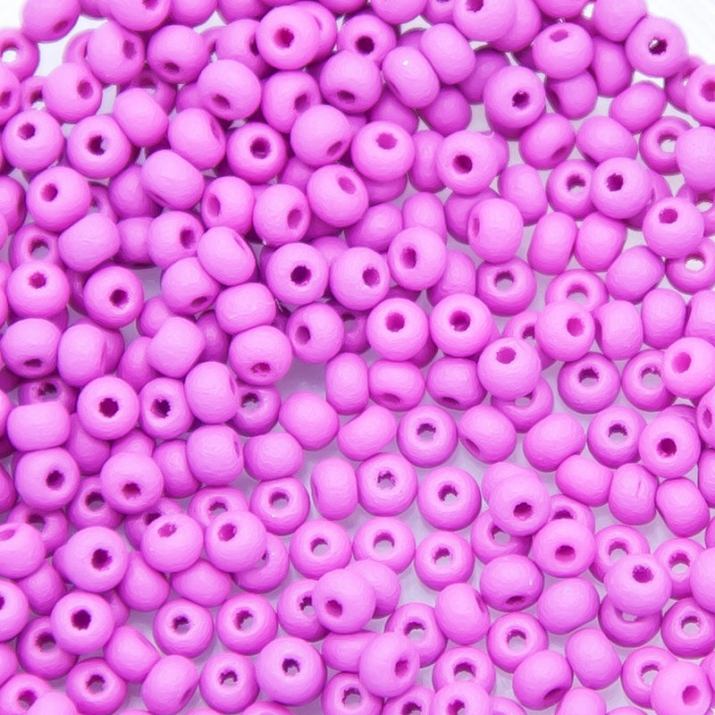 10SB998-PLM: CZ Seed Bead Permalux Purple Matte 10/0 200GM