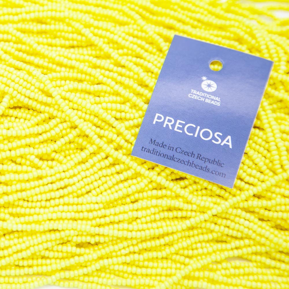 11SB122-IT: CZ Seed Bead Terra Intensive Yellow 11/0 6HK