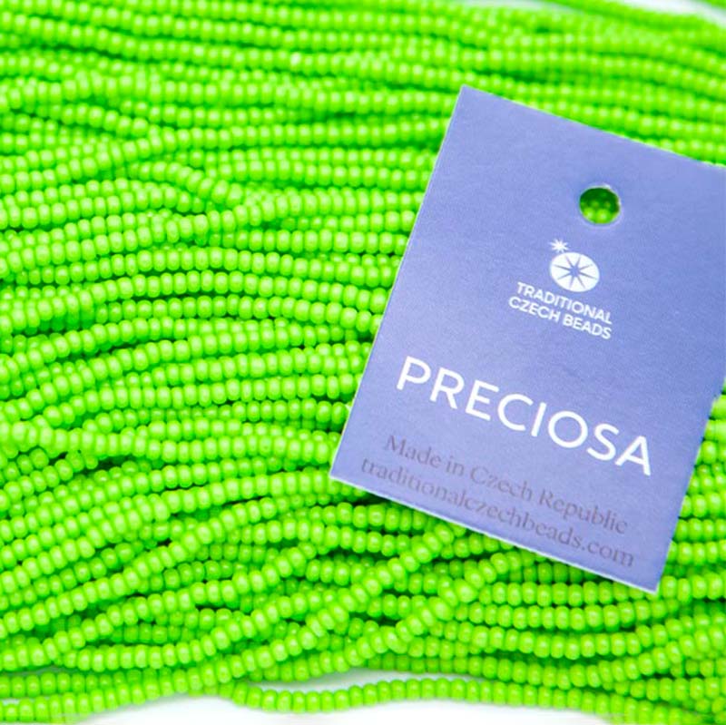 11SB182-IT: CZ Seed Bead Terra Intensive Lime 11/0 6HK