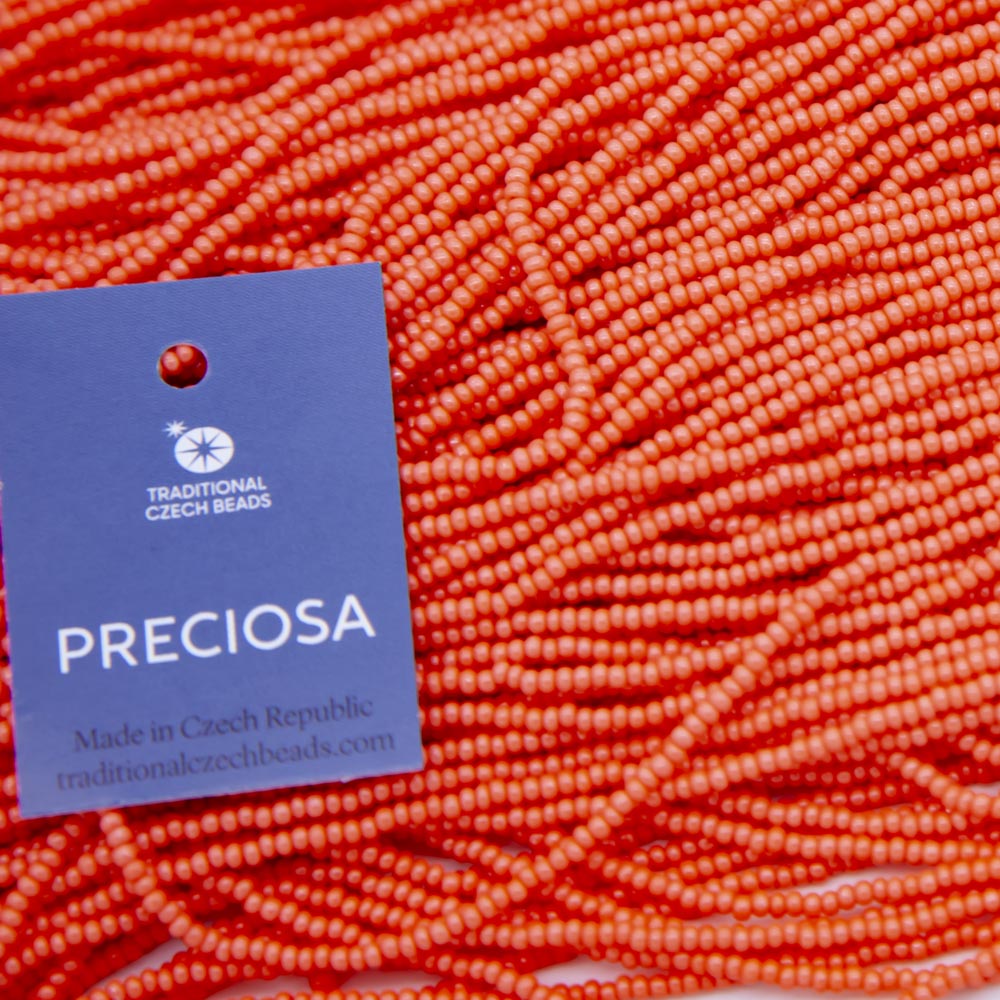 11SB133-IT: CZ Seed Bead Terra Intensive Orange 11/0 6HK