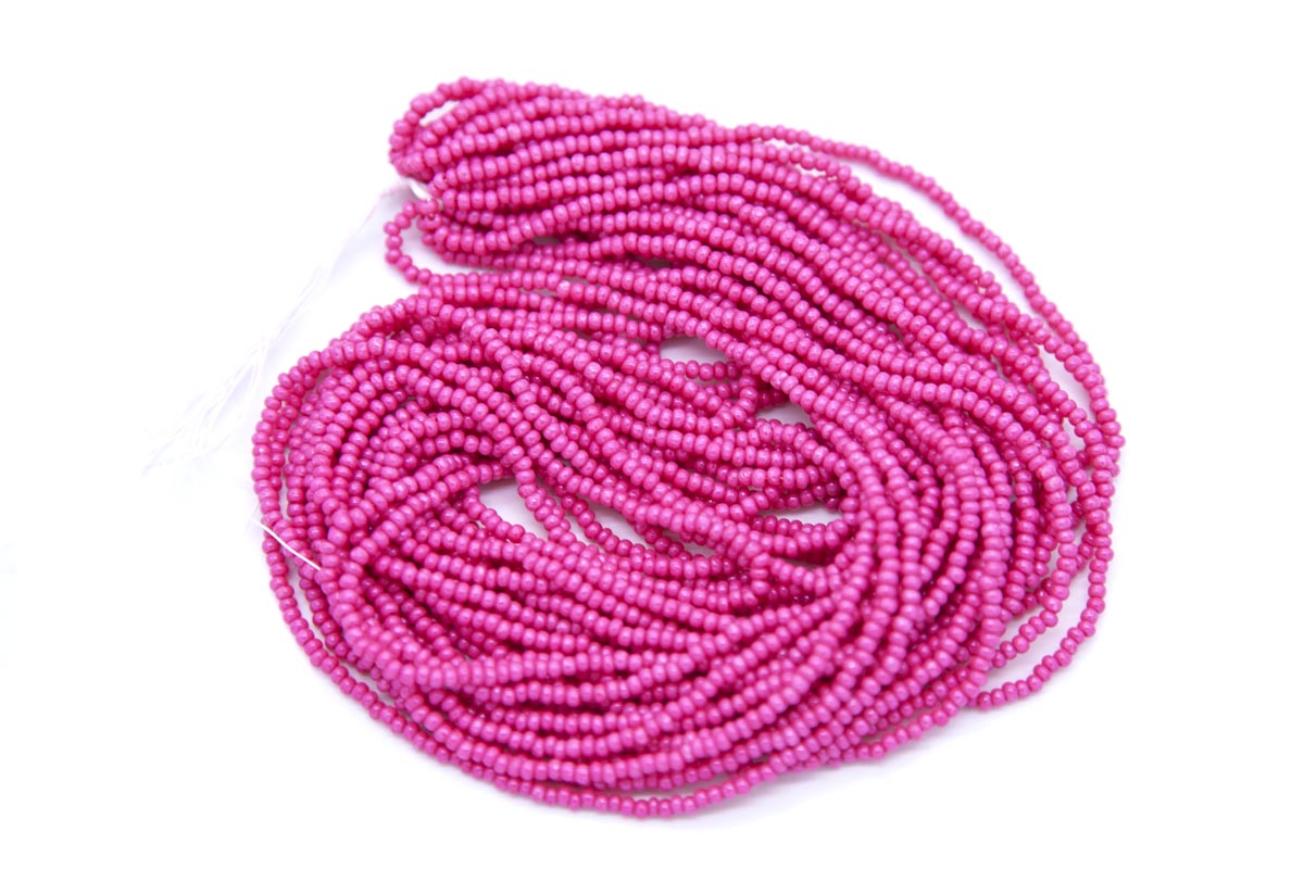 11SB193-ITR: CZ Seed Bead Terra Intensive Op DK Pink 11/0-1HK