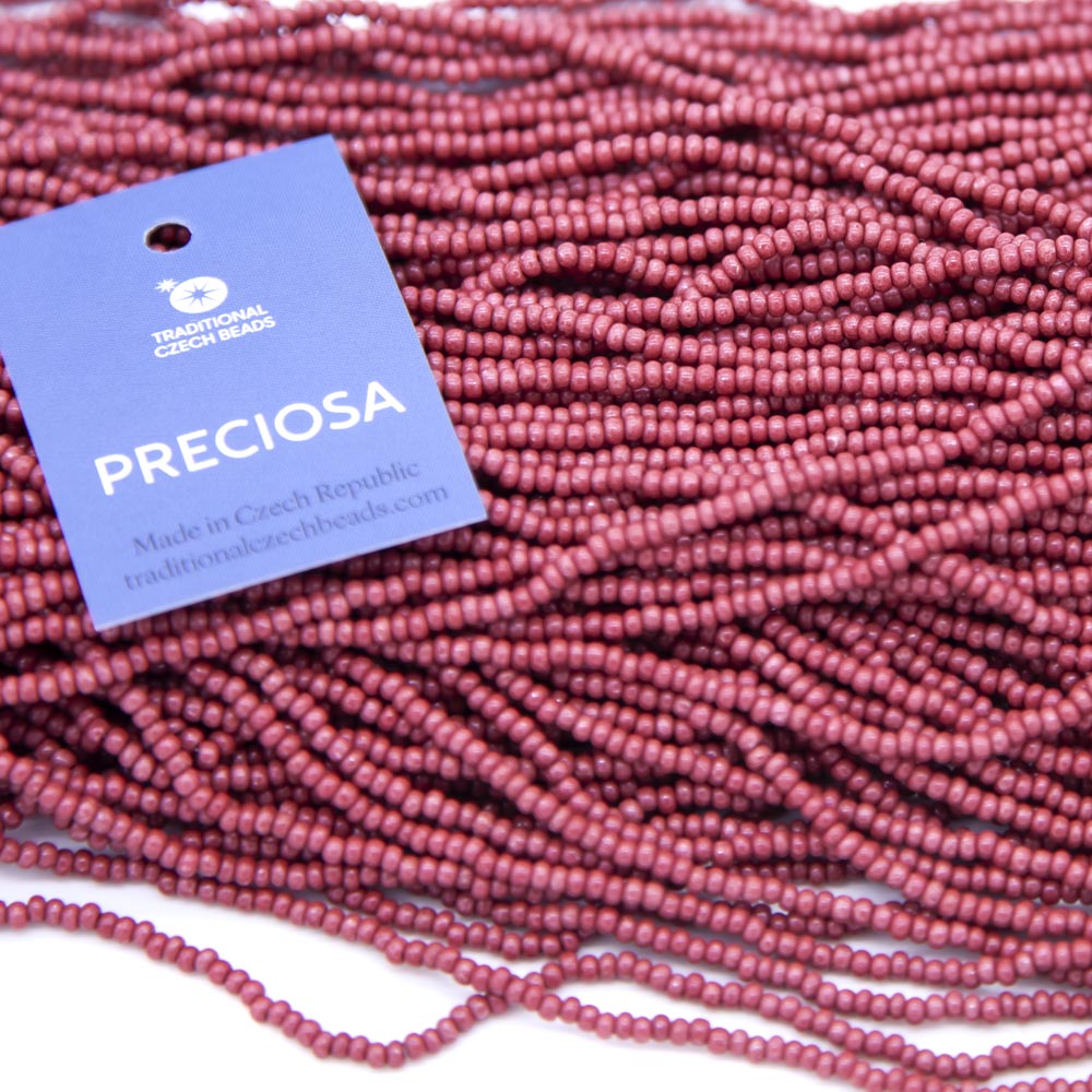 10SB147-IT: CZ Seed Bead Terra Intensive Mahogany 10/0 5HK