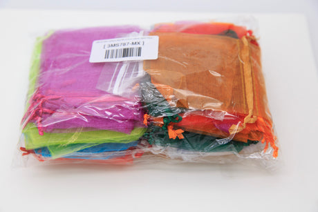 3MS787-MX: Jewelry Bag Mix Colors 7x9cm-100PC Pack