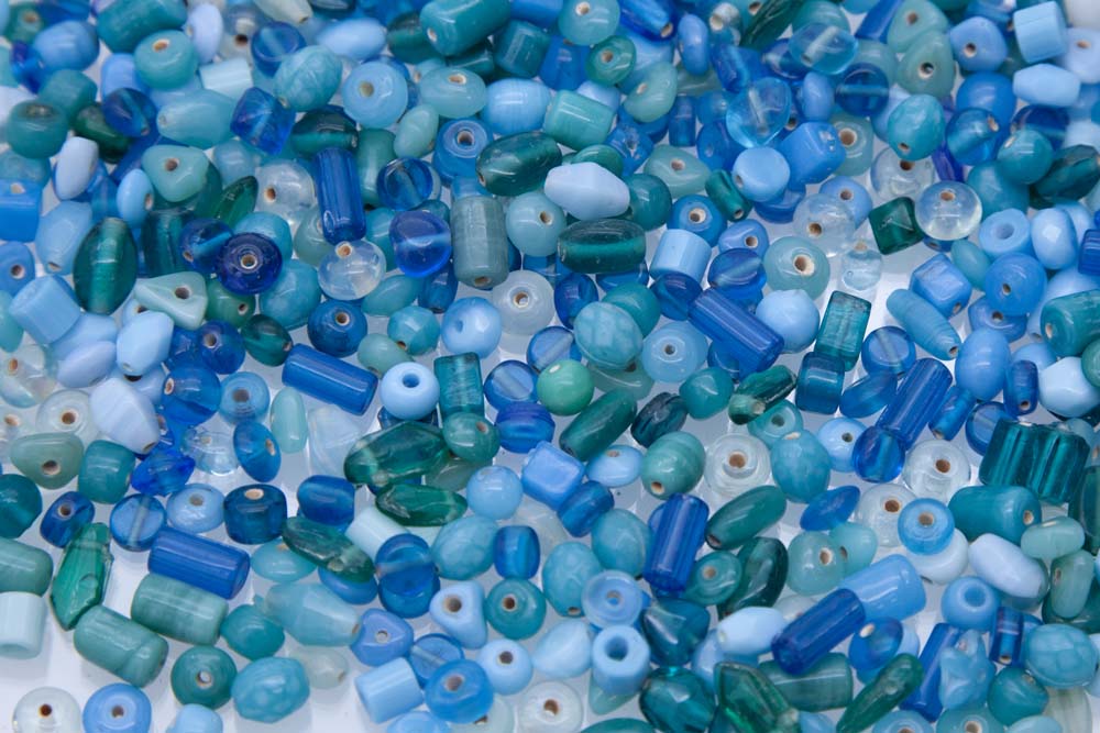 3VE564: India All Mixed Up Aqua 6 to 24mm - 200 Grams