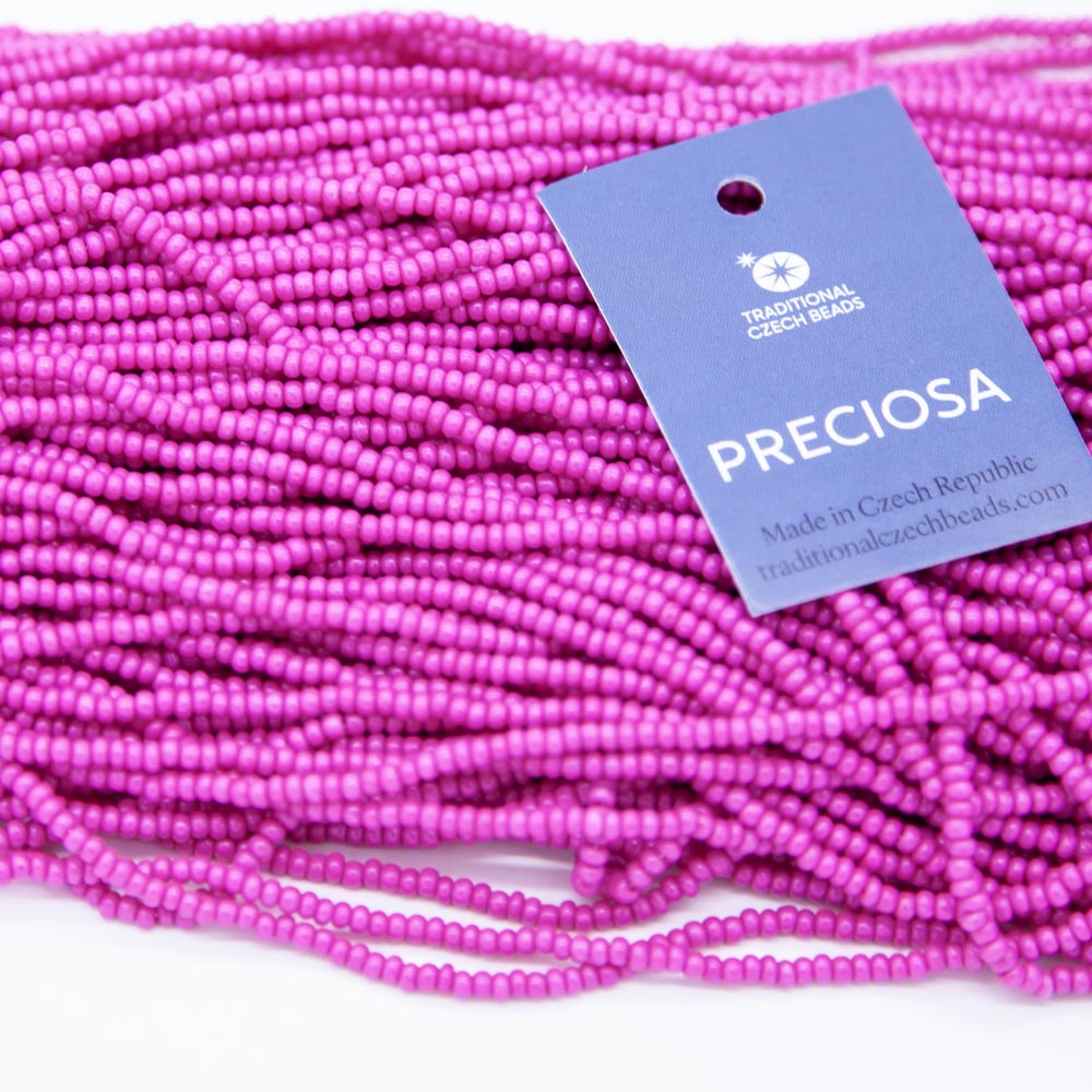 10SB192-ITM: CZ Seed Bead Terra Intensive Pink Matte 10/0 6HK