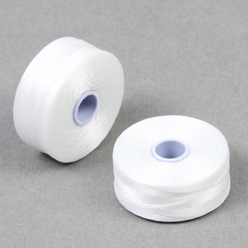 CLBD-WH: C-LON White D 78YD Bobbin 12 Bobbins