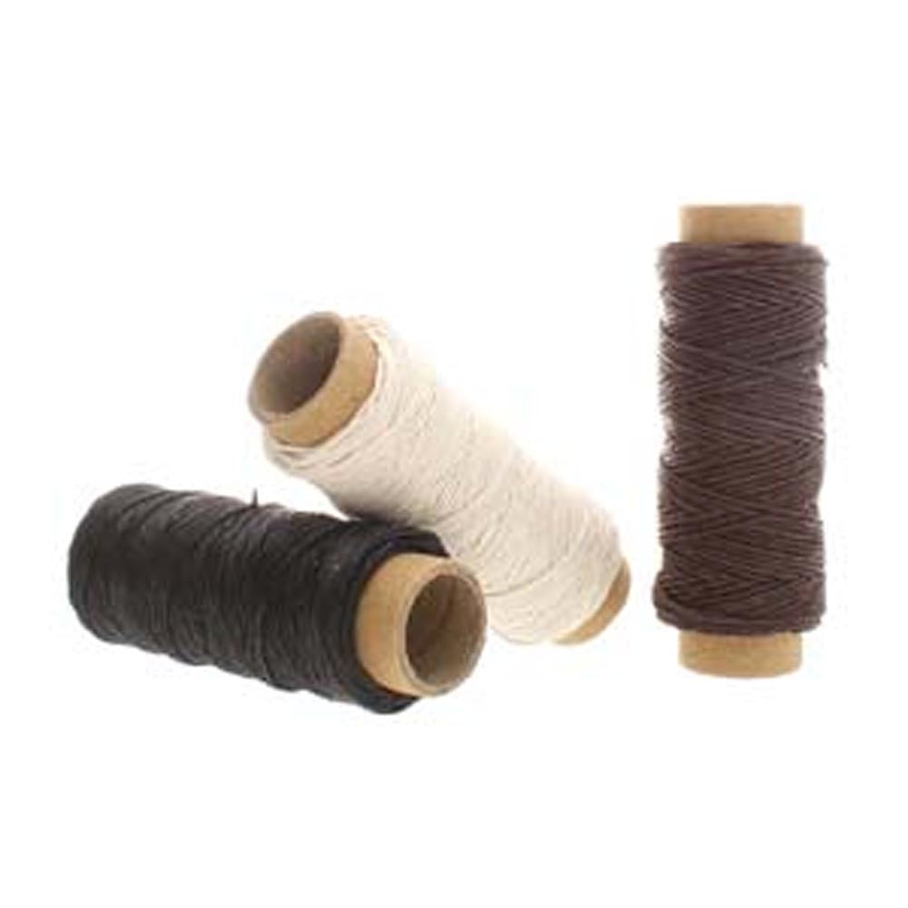 TH525-3100: HEMP 3x 59FT Spool Assortment Colors 10 LB TEST .55MM Natural, Brown & Black