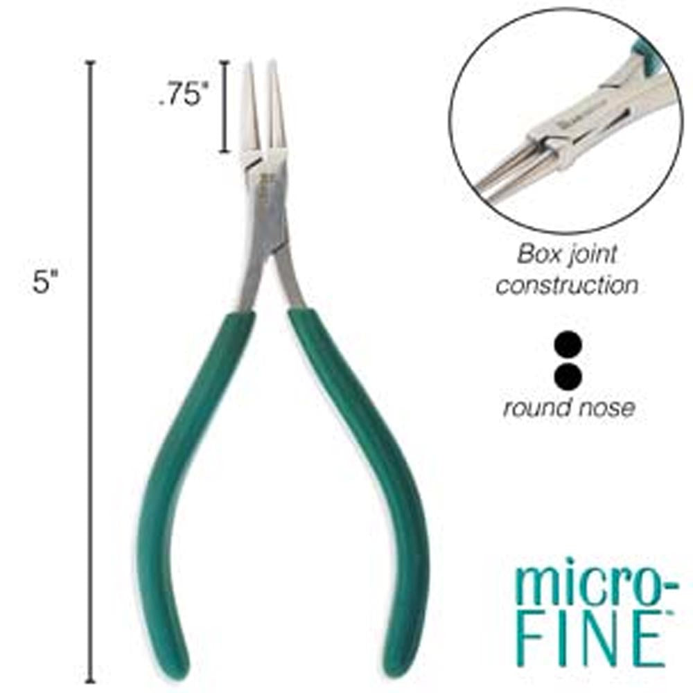 TL5814: MICRO-FINE Round NOSE PLIERS 5 Inch (125mm)