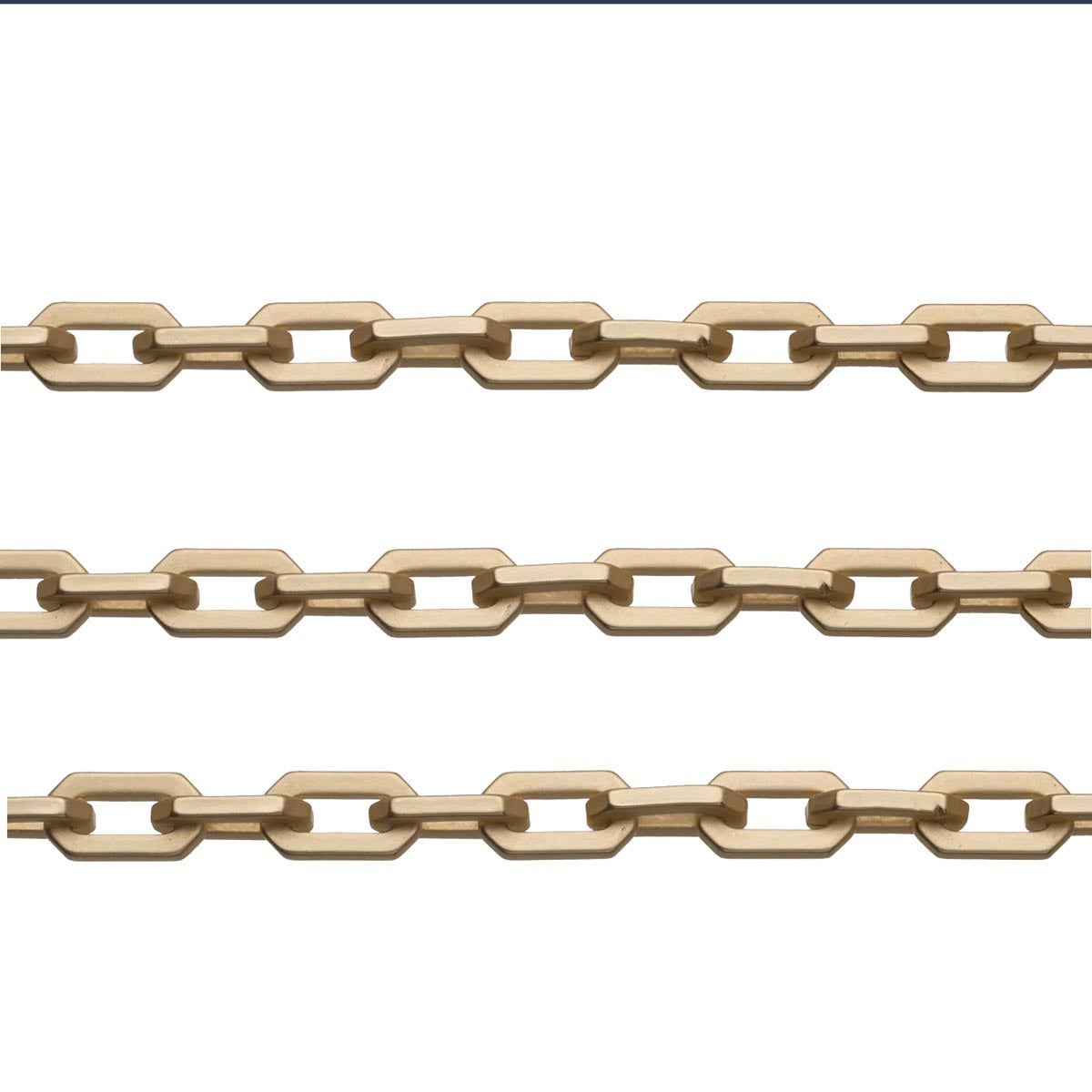 CX2614-HG: 6x10mm Angular Cable Chain SHG 6"