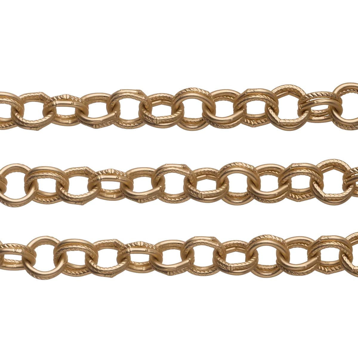 CX2611-HG:  Double Link 8mm Cable Chain SHG