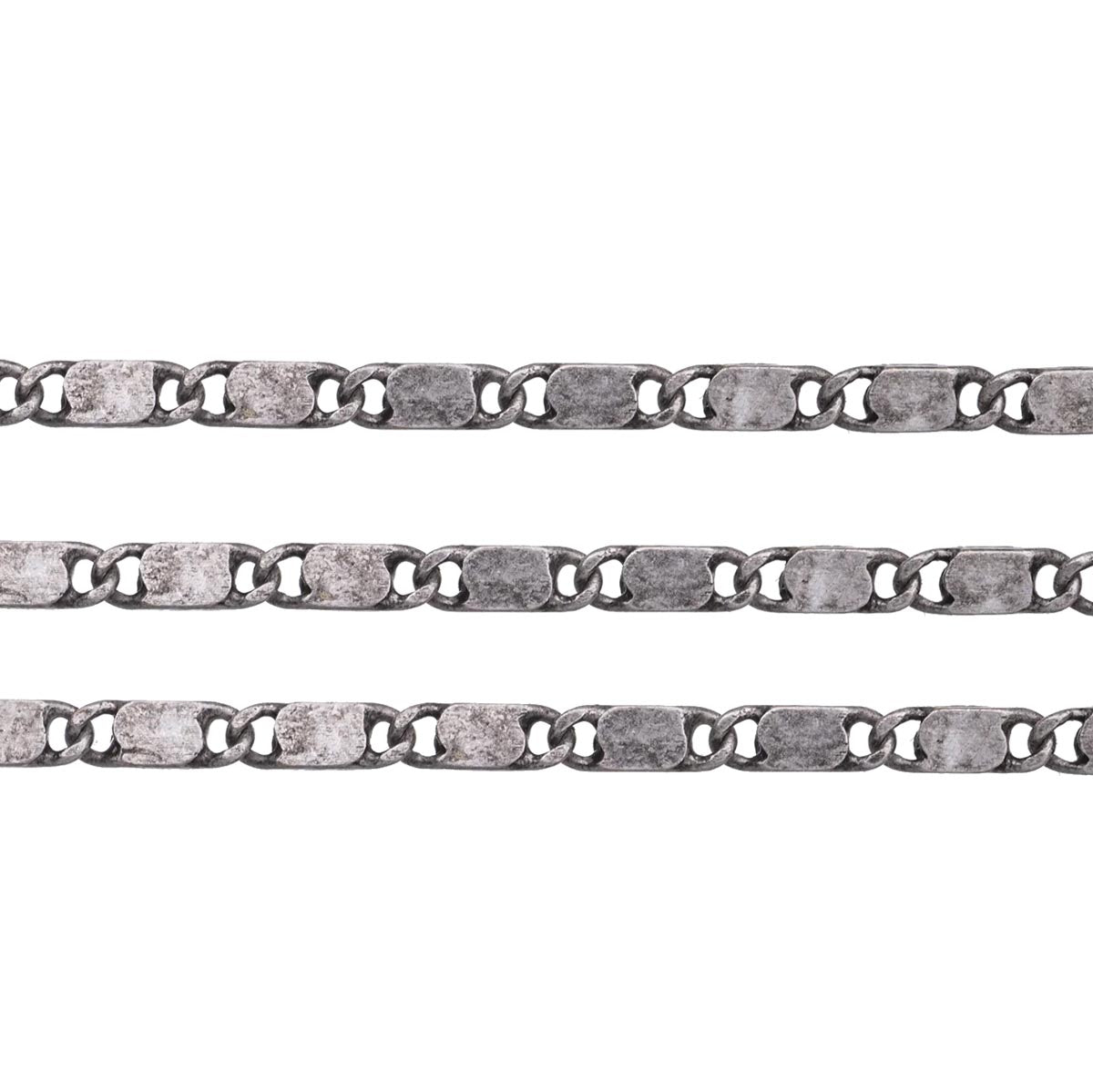 CX2613-AS: Flat Mariner Designer Chain 2.5mm Ant SPL