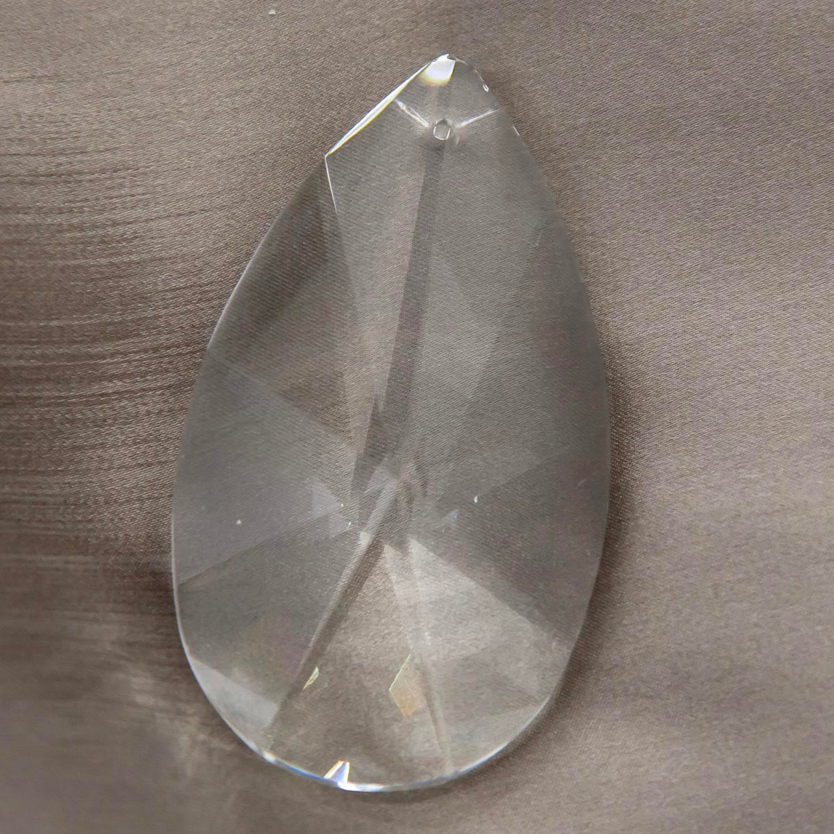 CD212-DP63: Faceted Crystal Drop Pendant 36x63mm